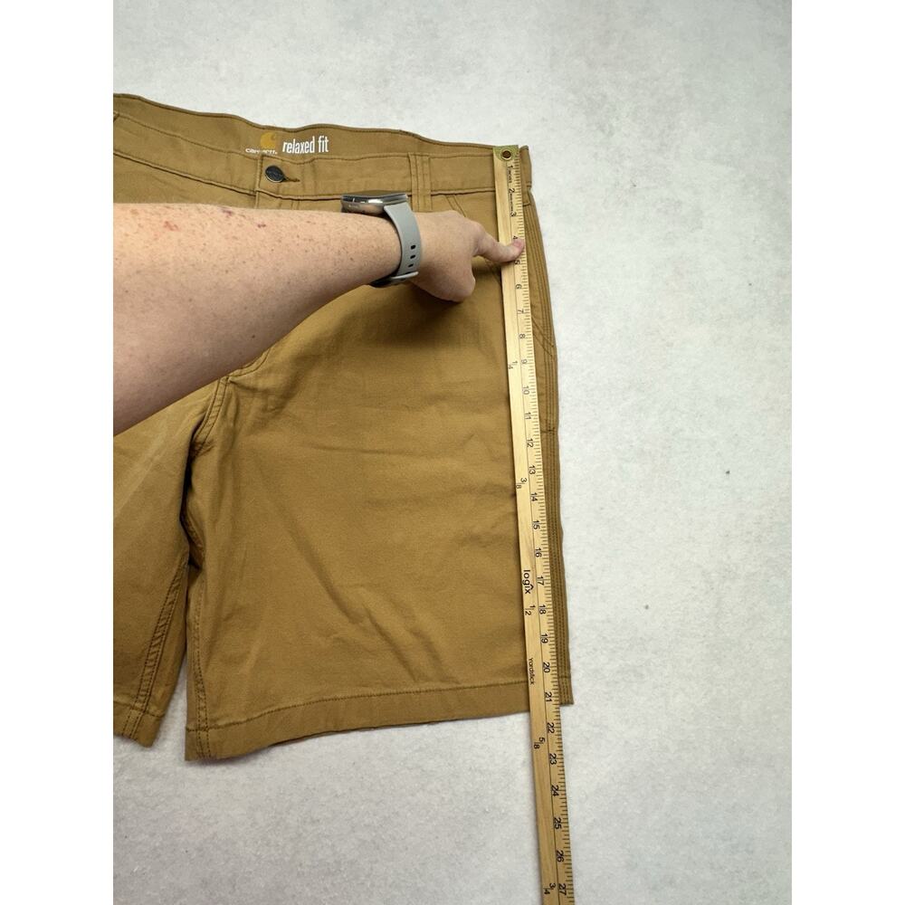 Carhartt Work Shorts Mens 42 Brown 10IN Duck Relaxed Fit Work Wear Outdoor - Picture 4 of 7